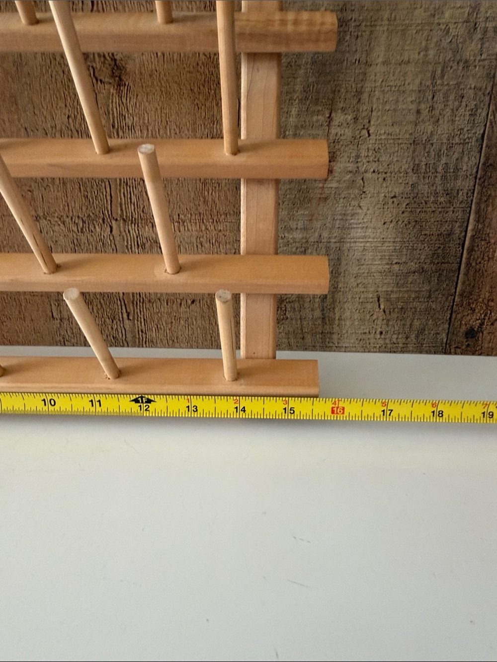 June Tailor Wooden 33 Spool Thread Rack - Picture 3 of 11
